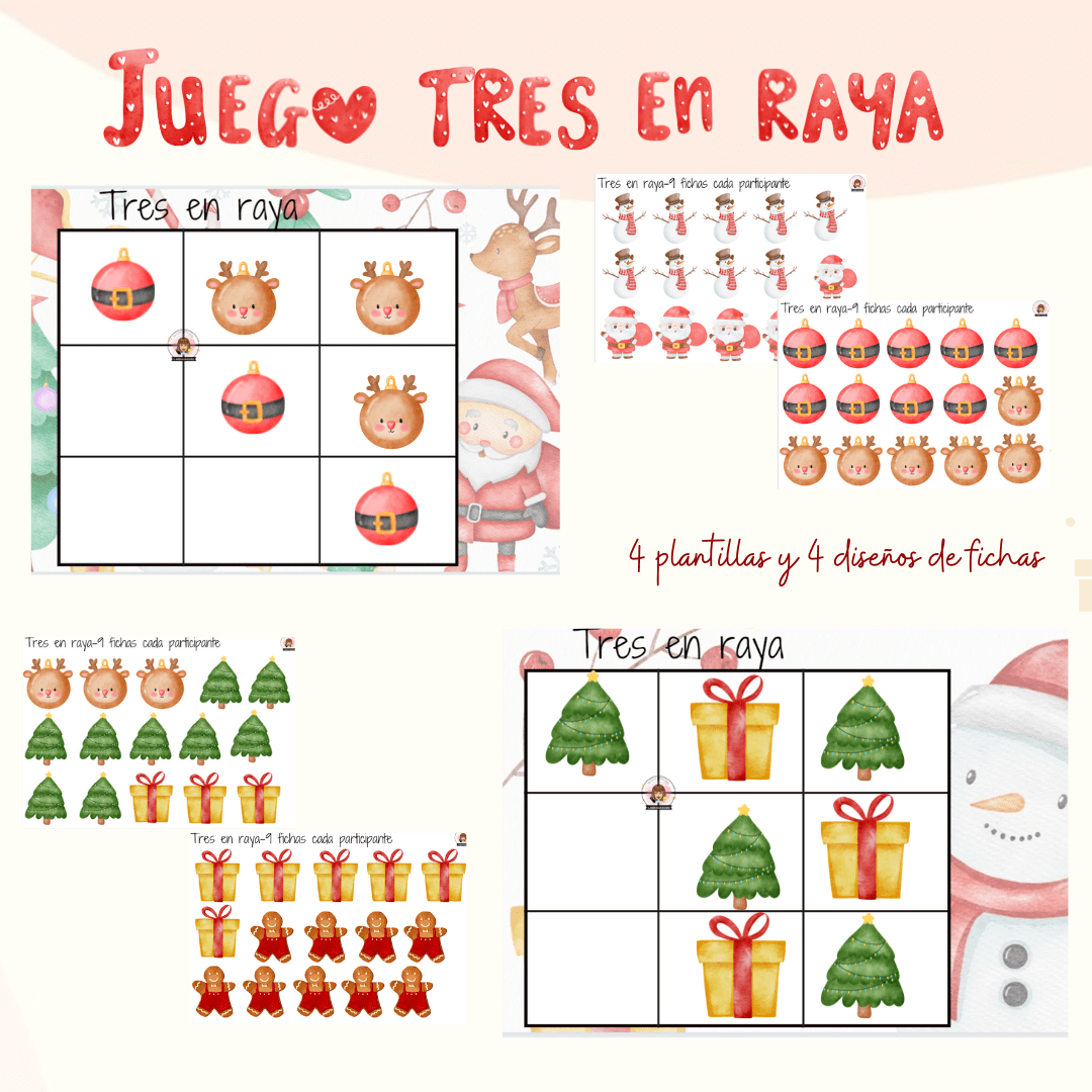 Tres en raya Navideño - Imagen 2