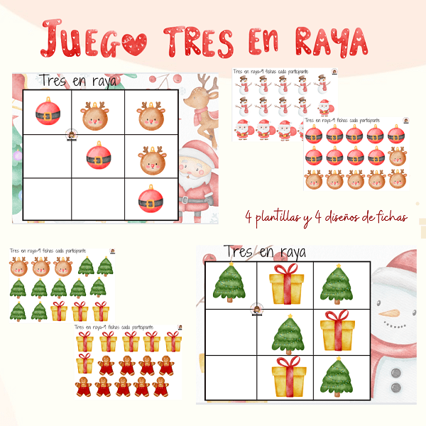 Tres en raya Navideño